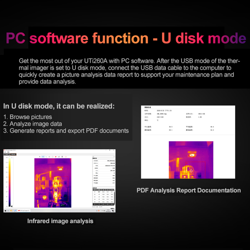 UNI-T UTI260B UTI260A Thermal  - đánh giá và giá Nf 521 Thermal Imaging Camera