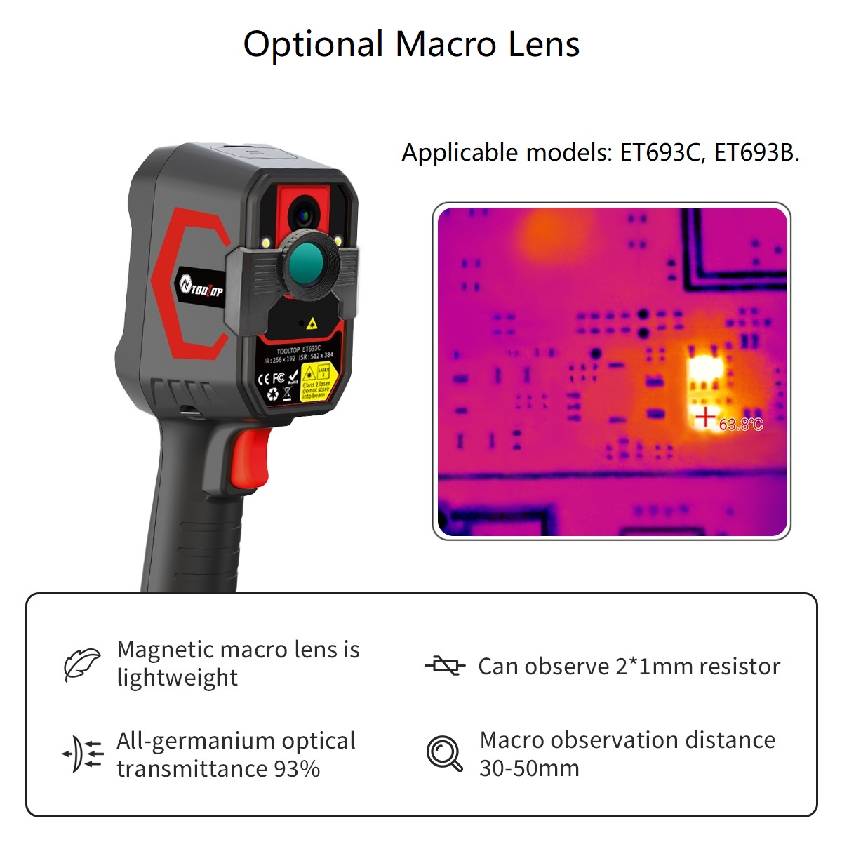 TOOLTOP ET693C 256*192 Thermal - đánh giá và giá Nf 521 Thermal Imaging Camera