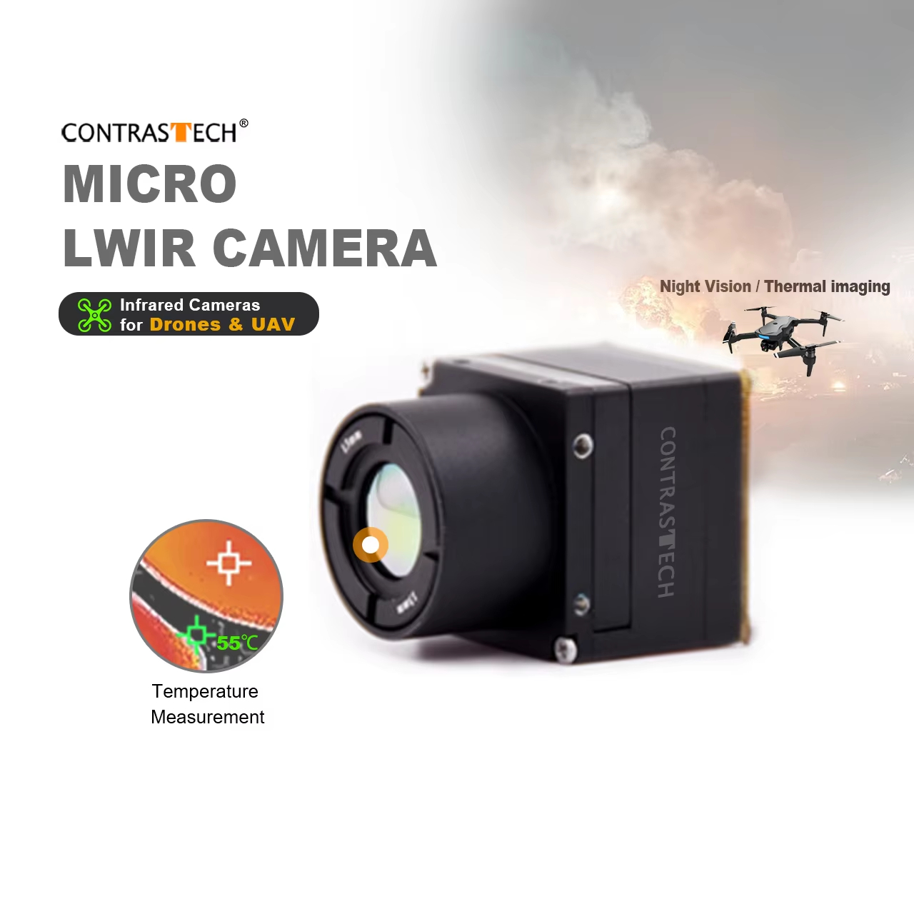 640x512 LWIR Shutterless Radio - đánh giá và giá Thermal Module 640X512 Core